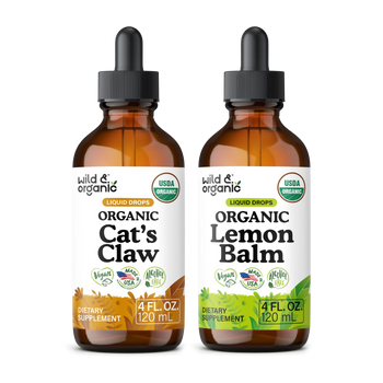 Organic Cat’s Claw & Lemon Balm Bundle