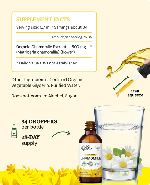 Chamomile Extract supplement facts