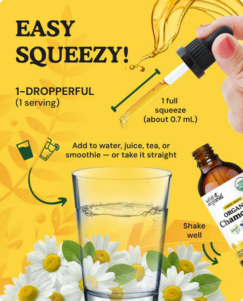 Organic Chamomile Tincture - 4 fl. oz.