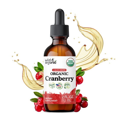 Organic Cranberry Extract Liquid Drops - 2 fl. oz.