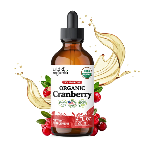 Organic Cranberry Extract Liquid Drops - 4 fl. oz.