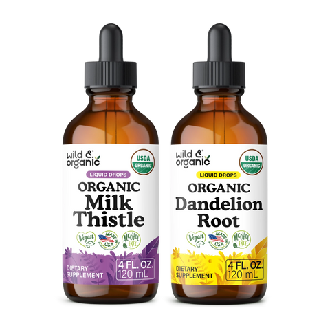 Organic Milk Thistle & Dandelion Root Bundle
