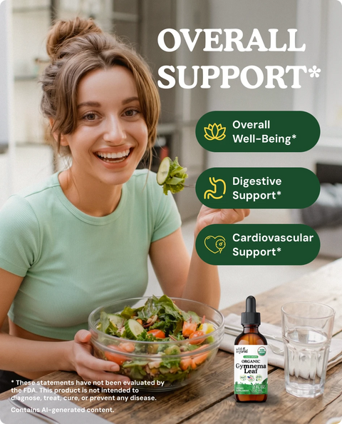 Organic Gymnema Liquid Drops - 2 fl. oz.