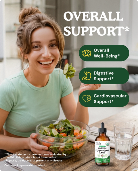 Organic Gymnema Liquid Drops - 4 fl. oz.