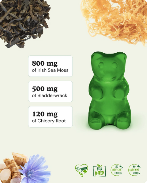 Formula of sea moss gummies for kids