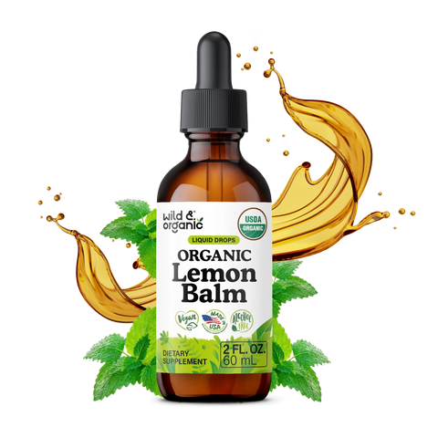 Organic Lemon Balm Tincture - 2 fl. oz.