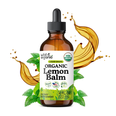 Organic Lemon Balm Tincture - 4 fl. oz.
