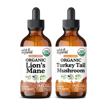 Organic Lion's Mane & Turkey Tail Bundle
