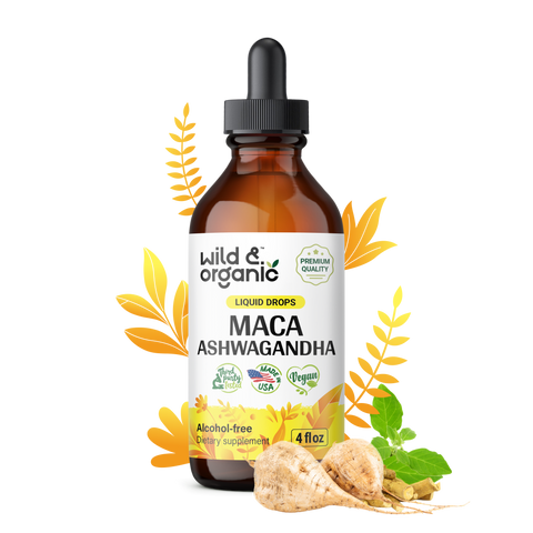 Maca Ashwagandha Tincture - 4 fl.oz. Bottle