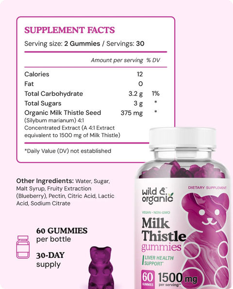 Milk Thistle chews supplement facts