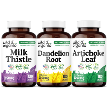 Milk Thistle & Dandelion & Artichoke Bundle