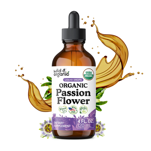 Organic Passion Flower Tincture - 4 fl oz.