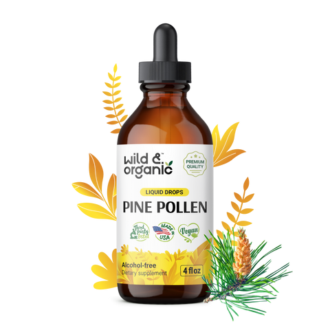 Pine Pollen Tincture - 4 fl.oz. Bottle