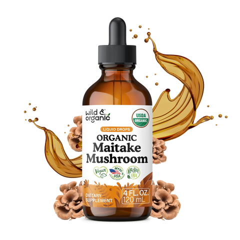 Organic Maitake Mushroom Liquid Drops - 4 fl. oz.