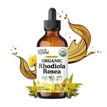 Organic Rhodiola Rosea Liquid Drops - 4 fl. oz.