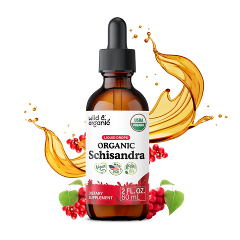 Organic Schisandra Liquid Drops - 2 fl. oz.
