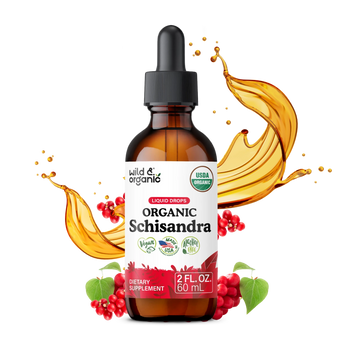 Organic Schisandra Liquid Drops - 2 fl. oz.