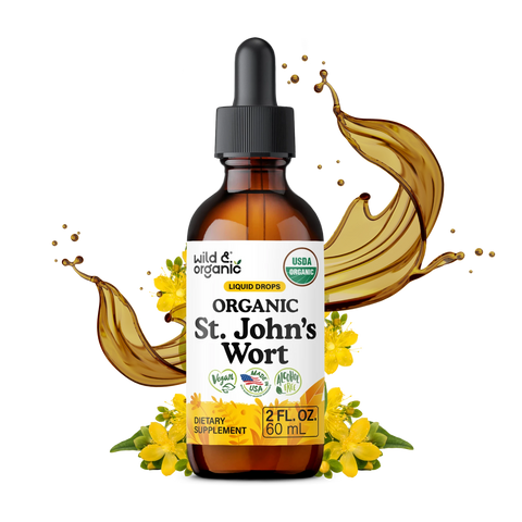 Organic St. John's Wort Liquid Drops - 2 fl. oz.