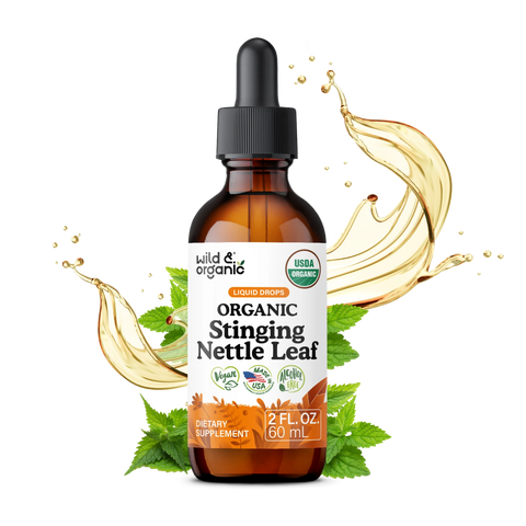 Organic Stinging Nettle Leaf Liquid Drops - 2 fl. oz.