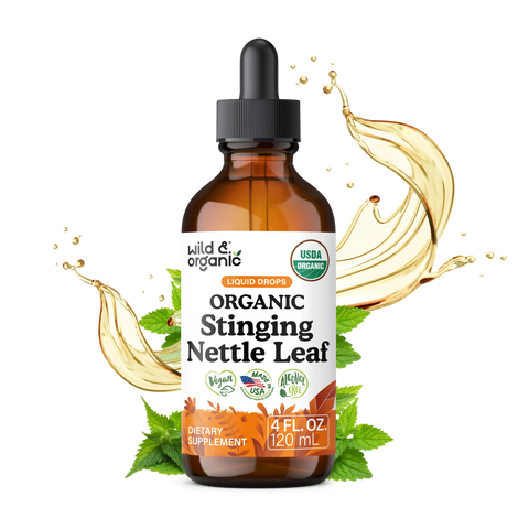 Organic Stinging Nettle Leaf Liquid Drops - 4 fl. oz.