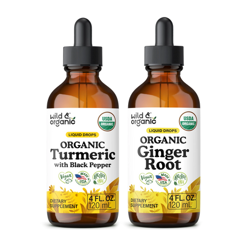 Organic Turmeric with Black Pepper  & Ginger Bundle