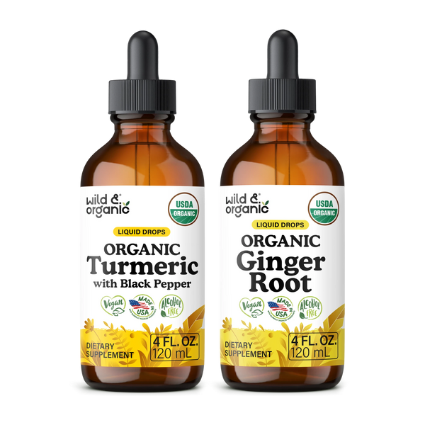 Organic Turmeric with Black Pepper  & Ginger Bundle