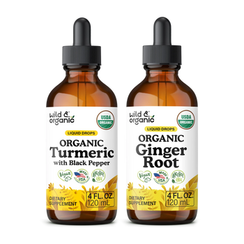 Organic Turmeric with Black Pepper  & Ginger Bundle