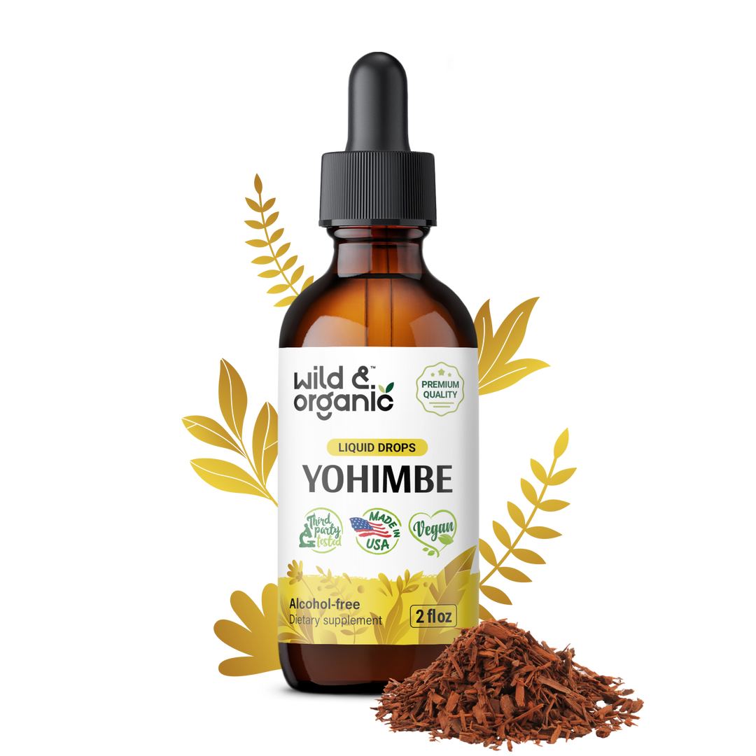 Buy Yohimbe Tincture 2 fl.oz. Bottle Wild & Organic