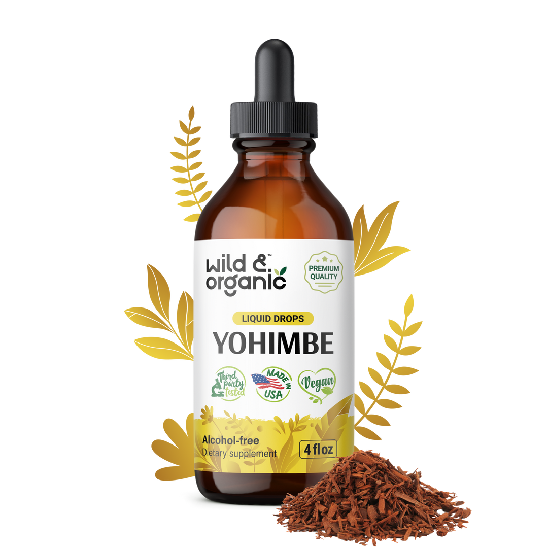 Liquid Yohimbe Supplement 4 Fl. Oz. Bottle Wild & Organic