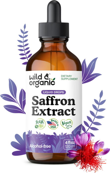 Saffron Extract drops — Wild & Organic
